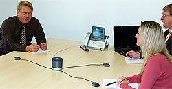 Telefonkonferenz mit Duophon AW901