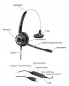 Preview: VT6200 ENC USB(02) Flex-Boom Standard, Mono USB Headset with Inline function 6235-93-00L