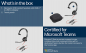 Preview: Poly Blackwire 3310 Monaural Microsoft Teams USB-C Headset +USB-C/A Adapter 8X216AA, 214011-101