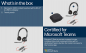 Preview: Poly Blackwire 3320 Stereo Microsoft Teams USB-C Headset +USB-C/A Adapter 8X220AA, 214013-101