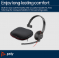Preview: Poly Blackwire 5210 Monaural USB-C Headset +3.5mm Plug +USB-C/A Adapter (Bulk) 8X230A6