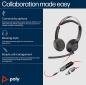 Preview: Poly Blackwire 5220 Stereo USB-C Headset +3.5mm Plug +USB-C/A Adapter 8X231AA, 207586-01