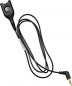 Preview: EPOS CCEL 193-2, DECT/GSM cable, ED EasyDisconnect to 3.5 mm, 3-pin jack, 100cm length 1000853