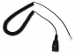 Preview: Plathosys Headset Spiral connection cable Type94 (Model 94) with Jabra QD Port on RJ45 102344 REF