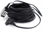 Preview: TAE-F Verlängerung Kabel, TAE-F Stecker zu TAE-F Buchse, 15m, schwarz 18847 Neu ohne Verpackung