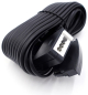 Preview: TAE-F extension cable, TAE-F plug to TAE-F socket, 10m, black 18841 w/o Packaging