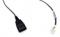 Preview: VT QD-RJ09 plug (05), Spiral PVC, 3.2 Meter, Inline-Anruffunktion, für Cisco Telefone VT-QD10017