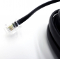 Preview: Anschlussschnur 15 m MW6/MW8 RJ11/RJ45 schwarz 70265