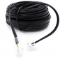 Preview: Anschlussschnur 15 m MW6/MW8 RJ11/RJ45 schwarz 70265