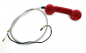 Preview: Joiwo Replacement Handset with Armored Cord, Red JWAT137-Handset-Red