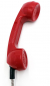 Preview: Joiwo Replacement Handset with Armored Cord, Red JWAT137-Handset-Red