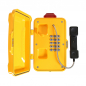 Preview: J&R JR101-FK-L-Analog Weatherproof Telephone, Keypad, LED lamp, Yellow, protection door