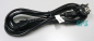 Preview: Power cable EU straight plug Typ F, CEE 7/7 to C13 power connector 3m black L30251-U600-A389 L30280-Z600-F105 NEW