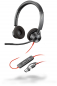 Preview: Poly Blackwire 3320 Stereo Microsoft Teams USB-C Headset +USB-C/A Adapter 8X220AA, 214013-101