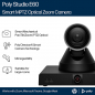 Preview: Poly Studio E60 Smart Camera 4K MPTZ with 12x Optical Zoom 9W1A6AA#AC3