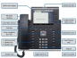Preview: OpenScape Desk Phone IP 55G SIP text black L30250-F600-C281
