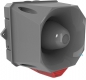 Preview: FHF Schallgeber-Blitzleuchten-Kombination X10 LED Maxi Gehäuse dunkel grau 115/230 VAC Kalotte gelb 22550783