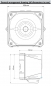 Preview: FHF Schallgeber-Blitzleuchten-Kombination X10 LED Maxi Gehäuse dunkel grau 115/230 VAC Kalotte gelb 22550783