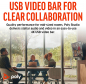 Preview: Poly Studio Medium Room Kit für MS Teams, Studio USB Video Bar mit GC8 (ABB) 9C983AA, 7230-87710-101