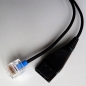 Mobile Preview: AxTel Spiralkabel 0,5-2 m. QD RJ45 Unify/Siemens OpenStage OpenScape AXC-0145