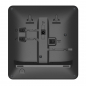 Preview: Gigaset DESK 800A black, LC-Display, Answering machine, Handsfree, RJ-9 Headsetport S30350-H225-B101