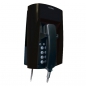Mobile Preview: FHF Wetterfestes Telefon FernTel 3 schwarz ohne Display mit Wendelschnur 11230020