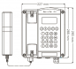 Preview: FHF Wetterfestes Telefon ResistTel IP4, schwarz mit 2x LAN FHF114411220