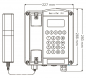 Preview: FHF Weatherproof VoIP-telephone ResistTel IP4, red with relay + 2x LAN FHF114411222