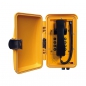 Preview: FHF Wetterfestes Telefon InduTel gelb Kunststoffgehäuse mit Schutztür 11264501