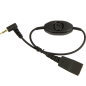 Preview: Jabra QD auf 2,5mm Klinke für Cisco Geräte 8800-00-79