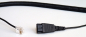 Preview: Jabra QD on RJ45 spirally 0,5 - 2m for BIZ 2400 & 2300 balanced 8800-01-89