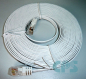 Preview: LAN-Kabel CAT6 UTP Slim 5m, Flat Slim-Line, Patchkabel, Flachkabel, für IP Telefone / Geräte, Weiss 75715-SLW