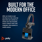 Preview: Poly Savi 8410 Office Monaural DECT Headset EMEA 8L5A7AA#ABB, 2-221101-205