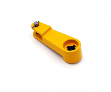 DUK Actuator lever for pullcord switch type LHP...-B, aluminium, yellow coated E60010