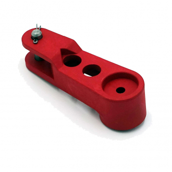 DUK Actuator lever, replacement for pullcord switch LHP...-B, Polyamid, red E60011-ROT