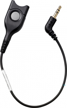 EPOS CCEL 193, DECT/GSM cable, ED EasyDisconnect to 3.5 mm, 3-pin jack, 20cm length 1000852
