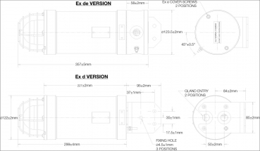 Preview: EATON MEDC XB10 Ex-Xenon-Leuchtfeuer, Blitzlicht, 10/15 Joule, GFK MEDC-XB10