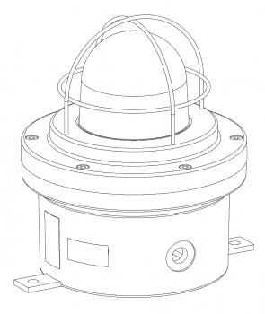 Preview: EATON MEDC XB12SL Ex-Statusleuchte, Xenon-Statusleuchtfeuer, 21 Joule, GFK MEDC-XB12SL