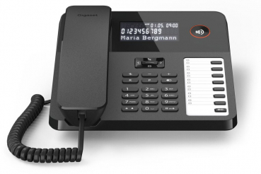 Preview: Gigaset DESK 600 schwarz, LC-Display S30350-H224-B101