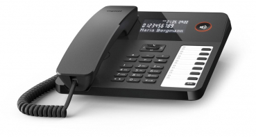 Preview: Gigaset DESK 600 schwarz, LC-Display S30350-H224-B101