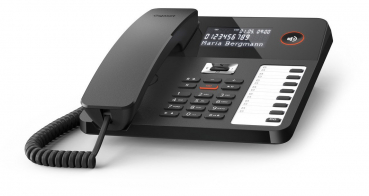 Preview: Gigaset DESK 800A schwarz, LC-Display, Anrufbeantworter, Freisprechen, RJ-9 Headsetport S30350-H225-B101