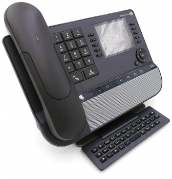 Preview: Alcatel 8068s Premium DeskPhone BT mit Bluetooth Hörer, Moon Grey (DE) 3MG27206DE Refurbished