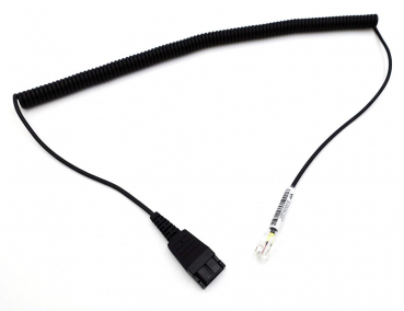 VT QD-RJ09 plug (02), Spiral PVC, 3 Meter, für Cisco Telefone VT-QD01057