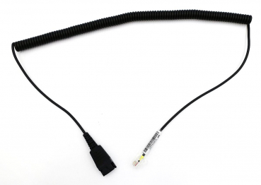 VT QD-RJ09 plug (02), Spiral PVC, 3 Meter, für Cisco Telefone VT-QD01057