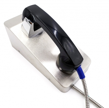 J&R JR211-CB-Analogss304 Vandalismussicheres Telefon, CB ohne Tastenfeld mit Panzerschnur