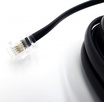 Preview: Anschlussschnur 15 m MW6/MW8 RJ11/RJ45 schwarz 70265