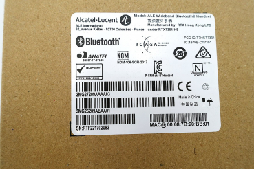ALCATEL-LUCENT ENTERPRISE Wide Band Bluetooth Handset s-Version, Bluetooth 4.1, Broadband 3MG27209AA