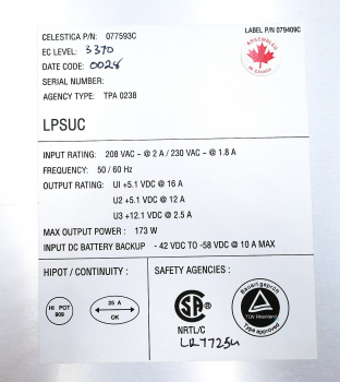 Preview: Netzteil Stromversorgung LPSUC für Hicom 300 HiPath 4000 S30122-K7296-X S30124-X5136-X Refurbished