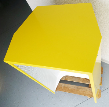 FHF Telephone-Hood model 404 galvanized steel yellow 11890101