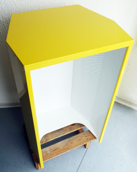 FHF Telephone-Hood model 404 galvanized steel yellow 11890101